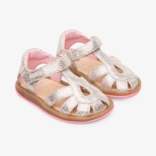 Camper Silver Sandals Kids - Bicho Online Ireland | FHLBM0564